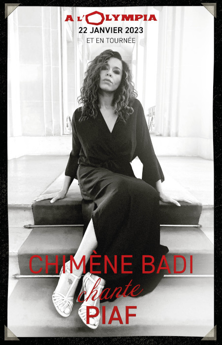 CHIMENE BADI chante PIAF en TOURNEE