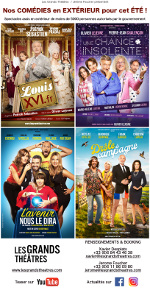 Nos COMEDIES en EXTERIEUR pour cet ETE