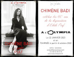 CHIMENE BADI chante PIAF en TOURNEE