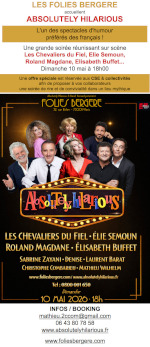 Les Chevaliers du Fiel, Semoun, Magdane, Buffet r�unis aux FOLIES BERGERE